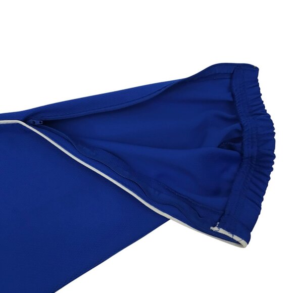 Nike Team Track Wind Pants Mens L Zipper Legs Elastic Drawstring Waist Blue - Picture 7 of 16